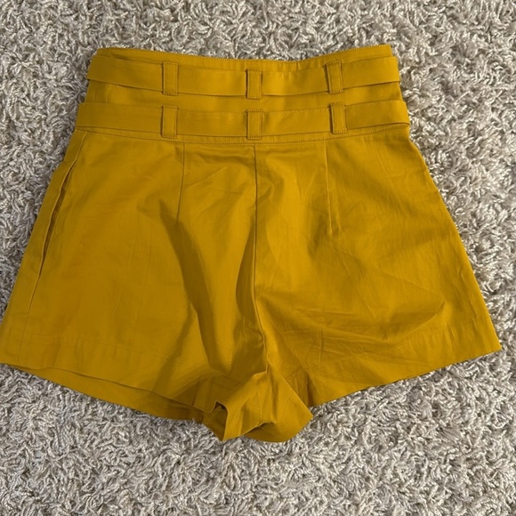 INTERMIX Yellow High Waist Shorts size XS - Picture 5 of 5